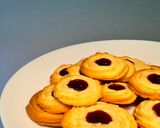 Фото кроку 6 до Кураб‘є з малиновою начинкою🤤.