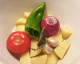 Foto del paso 2 de la receta: Emblanco de merluza, rubio, lechas y arroz jazmín
