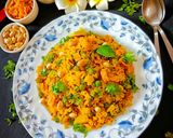 A picture of step 6 of Batata Kanda Poha.