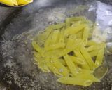 A picture of step 1 of Penne Pasta Salad.