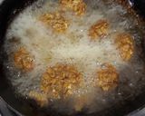 A picture of step 3 of Banana blossom fritters.