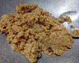 A picture of step 5 of Chhuara laddu (dry dates laddu).
