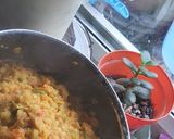 A picture of step 4 of Tortila, lentil samosa.