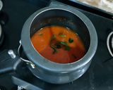 A picture of step 3 of Drumstick Potato Curry Sindhi Style.