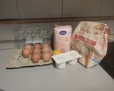 A picture of step 1 of Tres Leches Cake.