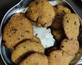 A picture of step 3 of Millet tikki.