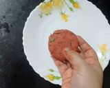 A picture of step 4 of Beetroot Sweet Potato Tikki / Pink Tikki.
