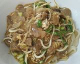 Foto langkah ke 9 dari resep Makanan promil 3, kwetiaw siram daging sapi dan toge.