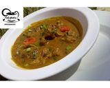 A picture of step 6 of Miyar gyada/groundnut soup.