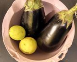 A picture of step 1 of Spicy "Baingan-ka-Bhartha"Brinjal Curry.