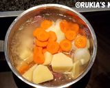 A picture of step 2 of Lamb meat soup 🍲.