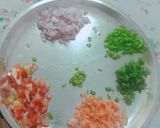 A picture of step 2 of Semolina mix veg chilla.
