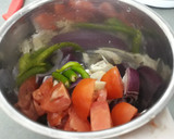 A picture of step 1 of Matar paneer.