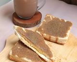 Foto langkah ke 6 dari resep Roti Panggang Isi Keju Topping Ala 'Roti Boy'.