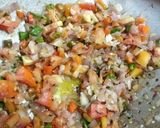A picture of step 2 of Paneer bhurji.