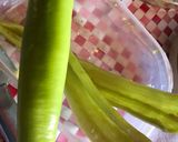 Foto del paso 5 de la receta: Ají relleno de espinaca con papas salteadas
