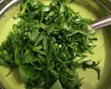 A picture of step 2 of Green Moong Dal Palak Paneer Uttapam/Savory Moong Pancake With Spinach and Paneer.