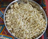 A picture of step 1 of Walnut halwa.