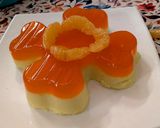 A picture of step 3 of Orange 🍊 jelly Custard.