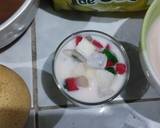 Cara Membuat Es Buah Pir Kembang Pacar Nata De Coco 3