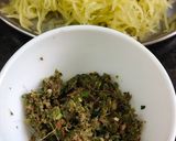 A picture of step 1 of Farali savoury pancake.