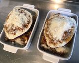 Une image de l'étape 5 de Aubergine XXL farcie au bœuf, légumes et parmesan.