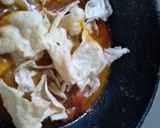 A picture of step 5 of Papad ki Sabzi.