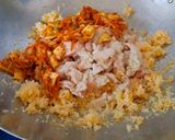 Hình bước làm 5 của món Cơm chiên kim chi