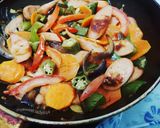 Foto langkah ke 4 dari resep Okra Sosis.