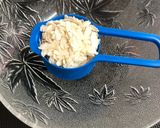 A picture of step 1 of Peanut Stuffed Sweet Potato Chops.