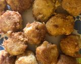 A picture of step 4 of Yam balls.