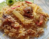 A picture of step 6 of Chicken pulao (mix veg's).