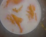 A picture of step 1 of Mango milk shake.