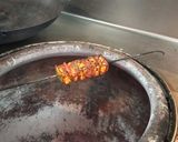 A picture of step 6 of Paneer tikka.