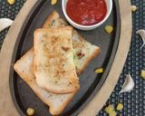 A picture of step 5 of Cheesy Stuffed Garlic Bread.