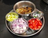 A picture of step 1 of Baingan Bharta With Raw Mango.