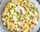 Foto del paso 8 de la receta: Ceviche de gambón con aguacate y naranja