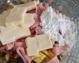 Foto del paso 3 de la receta: Tarta de berenjena, queso y jamón