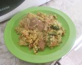 Bulgur gombával és brokkolival recept fázis 3 fotója