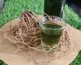 A picture of step 3 of Homemade khus syrup.