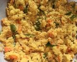 A picture of step 5 of Semolina Vegetable Upma.