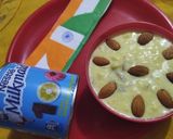 A picture of step 4 of Badam rabdi.