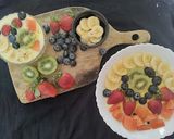 A picture of step 3 of Fruit custard.