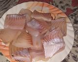 A picture of step 1 of Fish fritters.