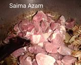 A picture of step 1 of Beef biryani💕بیف بریانی 💕.