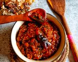 A picture of step 4 of Puli Inji / Ginger Chutney.