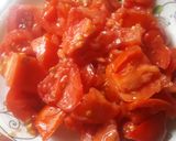 A picture of step 5 of Gobhi qeema.