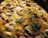 A picture of step 4 of Crockpot Sausage Tortellini Soup.