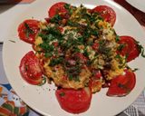 Pas rețetă Omletă cu legume, cașcaval și pătrunjel 2 fotografie