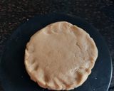 A picture of step 3 of Rajasthani roti.